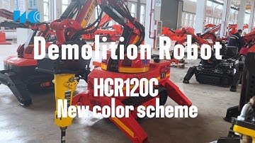 Demolition Robot HCR120C New Color Scheme #demolitionrobots