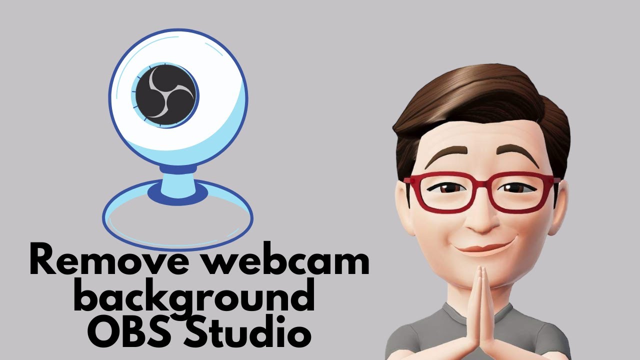 Remove webcam background OBS Studio ITA YouTube
