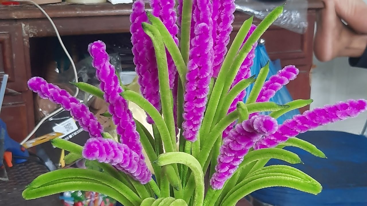 Tutorial Membuat Bunga Lavender Dari Kawat Bulu