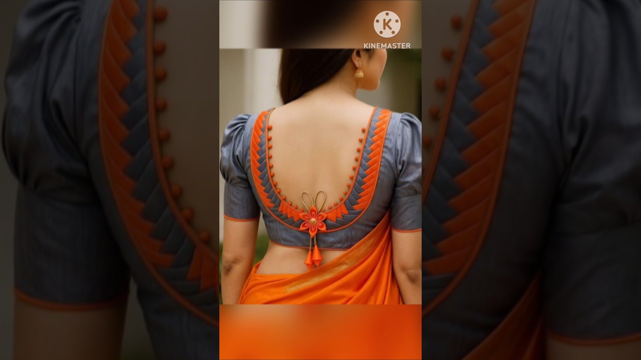 🥰Wow So Beautiful Trending blouse back neck design blouse neck designs