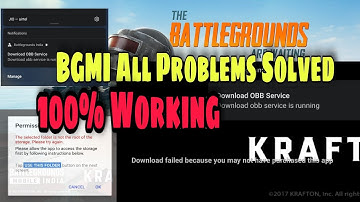 Fix Download failed because you may not have purchased this app & Download obb service running BGMI