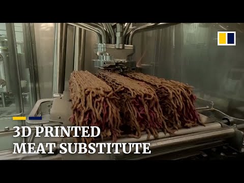 Would you eat this 3d printed plant-based steak?
