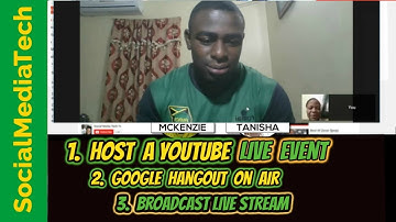 How to Host a YouTube Live Event - How to Host a Google Hangout - On Air Broadcast Live Stream