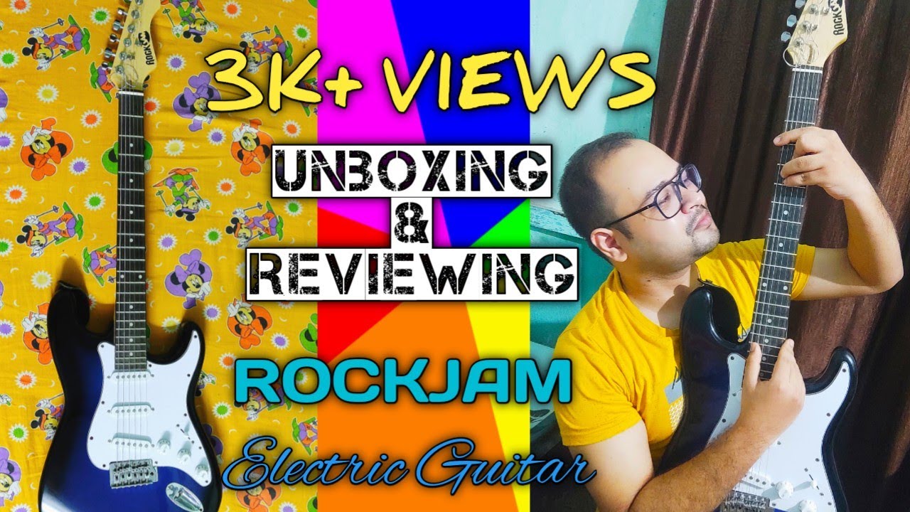 Unboxing & Reviewing my 1st Electric Guitar_ Rockjam Electric Guitar