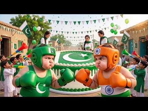 🇵🇰 5 Sisters Build a GIANT 28-Foot Pakistan independence Cake! 🇵🇰🎂😱