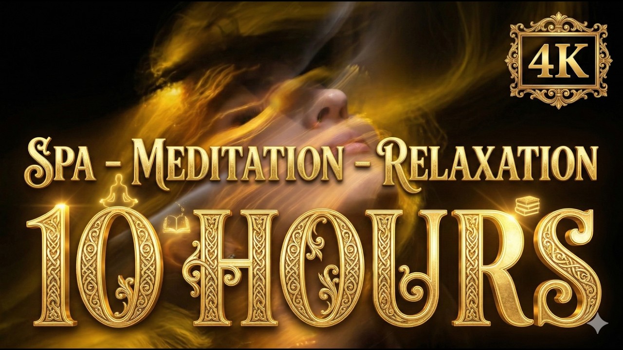 The Long Escape: 10 Hours of Deep Spa Relaxation 🧖‍♀️ | Soft Music & Meditation Ambience (4K)