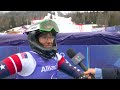 Laurie Stephens glides down the slopes for the final time!