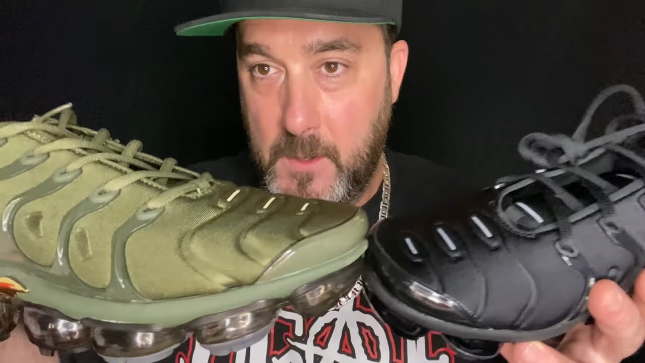 nike vapormax plus black fake vs real