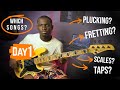 Learn the Parts of the Bass Guitar | Beginner Bass Lesson Day 1 