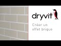 Dryvit  les panneaux isolants  effet brique