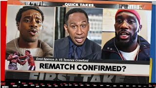 Rematch Confirmed Errol Spence Heated Live Clash With Terence Crawford