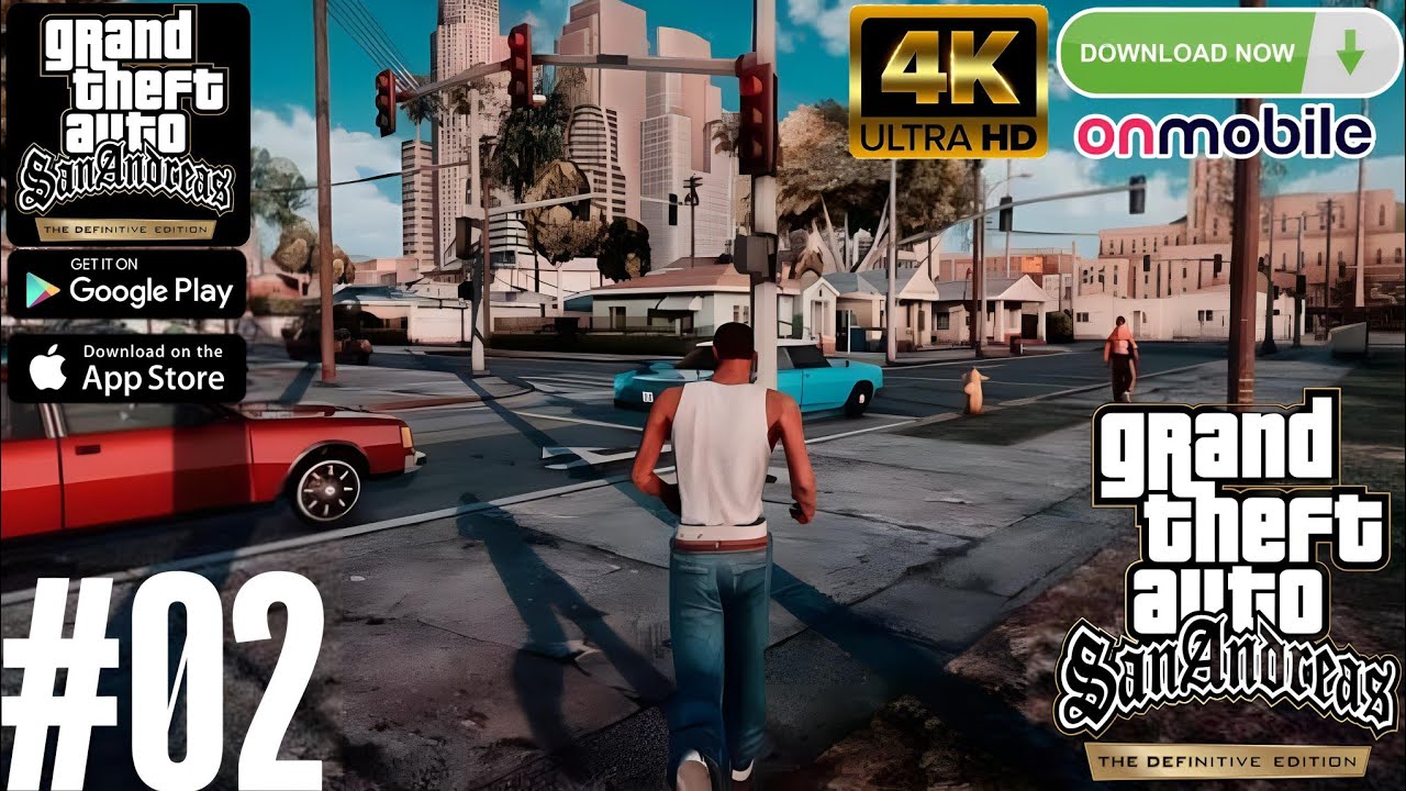 GTA San Andreas Definitive edition Latest version Mobile 2025 Gameplay ...