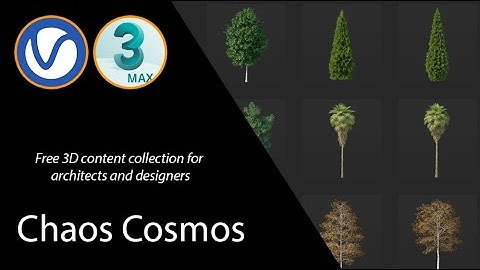 Bài 20.5: (Cập nhật) Vật liệu VRay 6 - Chaos Cosmos | Học 3ds Max cơ bản cho người mới bắt đầu