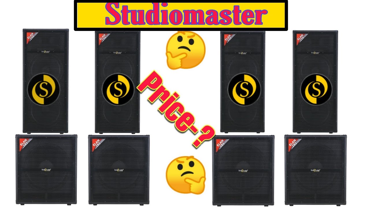 Studiomaster Dj Setup Price ,deatils , Amplifier YouTube