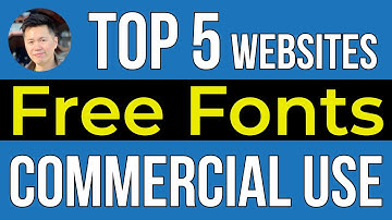 TOP 5 - Free Fonts For Commerical Use Websites For Print on Demand