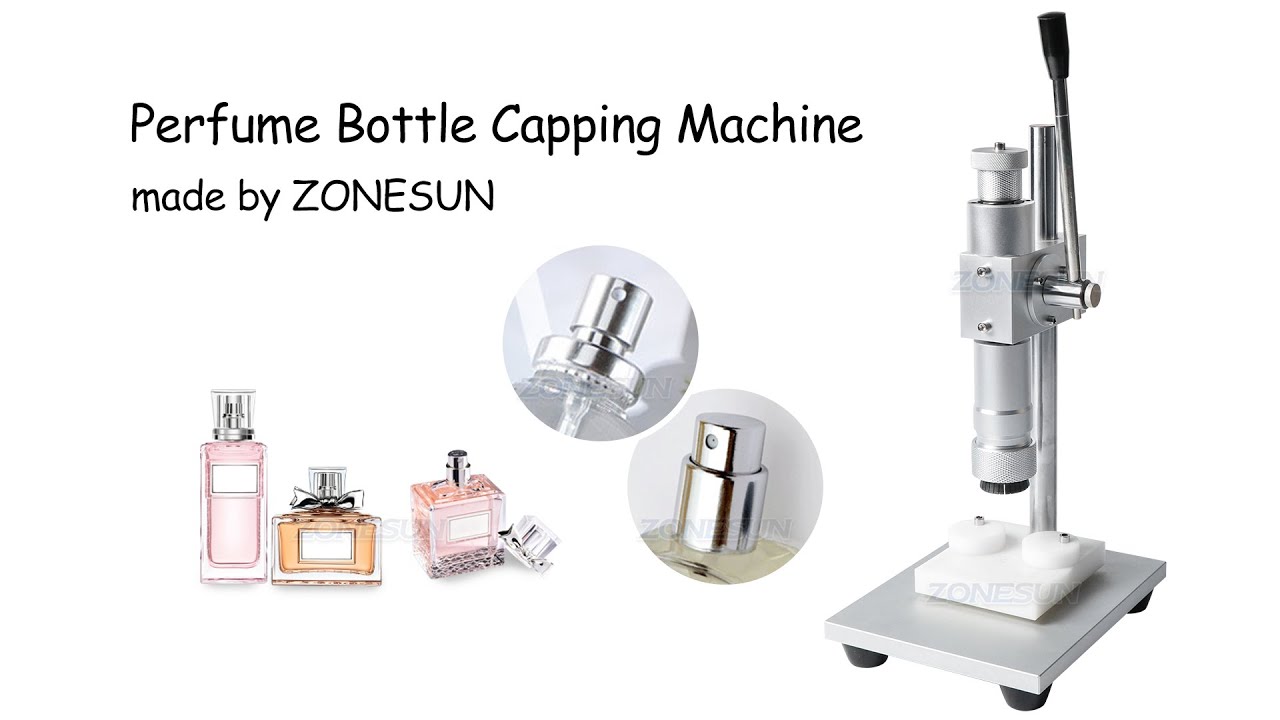 How To Use Perfume Bottle Capping Machine YouTube