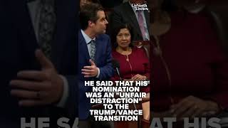 Matt Gaetz withdraws name from Attorney General consideration
