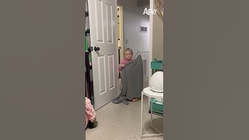 WHERE DID SHE GO!? 😧 #afv #fail #funny #shorts