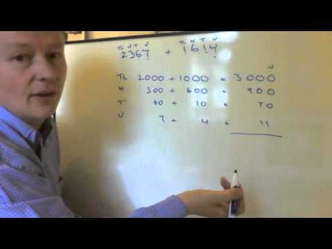 How to add larger numbers using partitioning