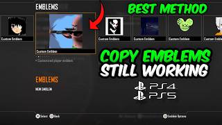 BO2 COPY EMBLEM GLITCH! HOW TO COPY & DUPLICATE ANY CUSTOM EMBLEM! PS5/PS4 (2026)