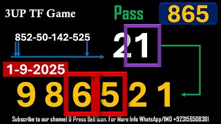 Thailand Lottery 3Up Tf Full Game Touch Formula Thai Lottery Magazine Tips 1-9-2025