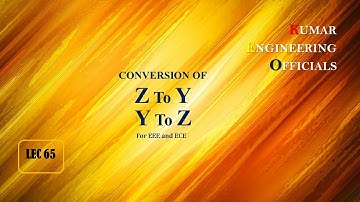 65: Electrical Circuits: Z-Parameters to Y-Parameters Conversion (and Vice-Versa) in Telugu