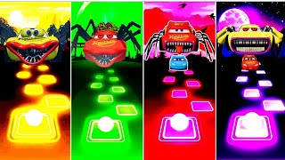 Mc Queen Eater vs McQueen Pink Eater vs McQueen Blue Eater vs Lightning McQueen - Tiles Hop EDM Rush