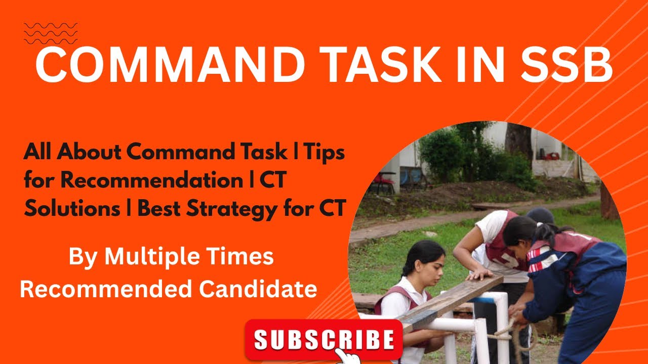 Command Task in SSB | What is Command Task in SSB? All about command ...