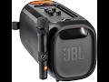 JBL Party On-The-Go Bluetooth Speaker with Mic 100W Pro Sound, Dynamic Light Show, IPX4 Splashproof,