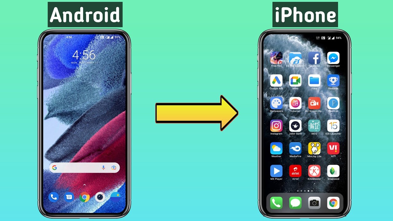 How to Turn Your Android Mobile into iPhone iOS 15 Look Tamil 2021 ...
