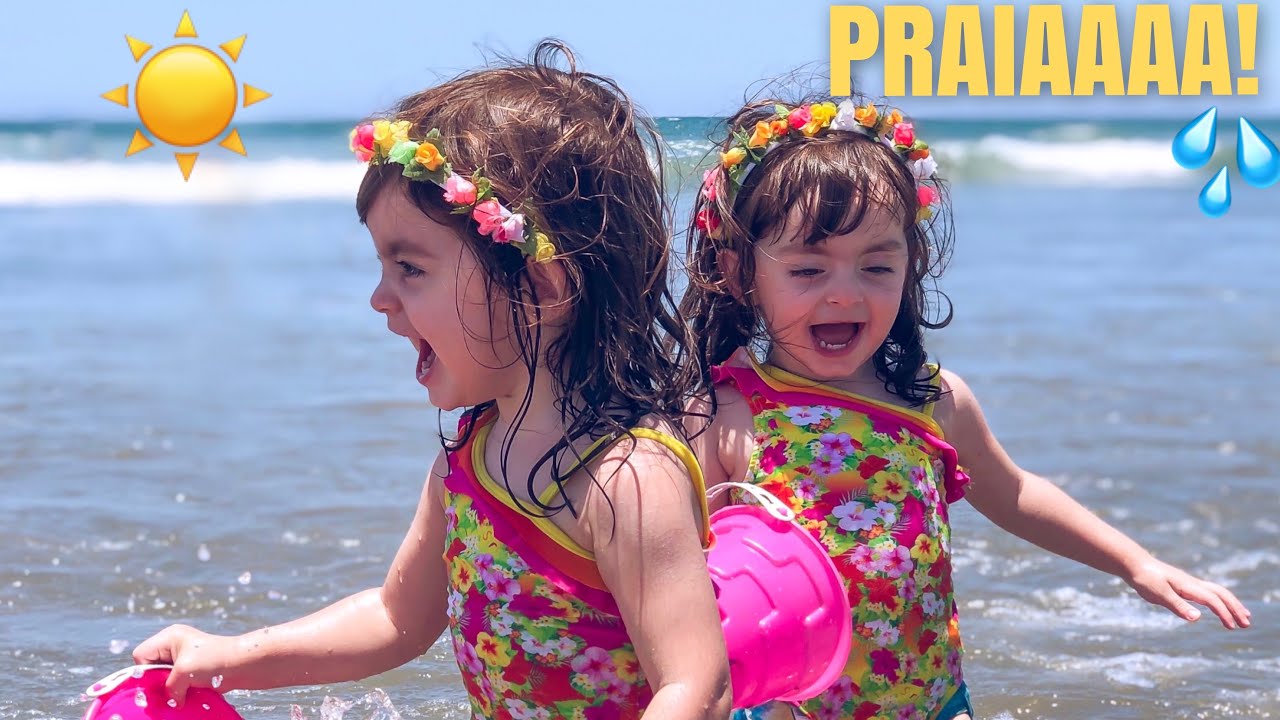 DIA DE PRAIA | Jéssica e as Gêmeas