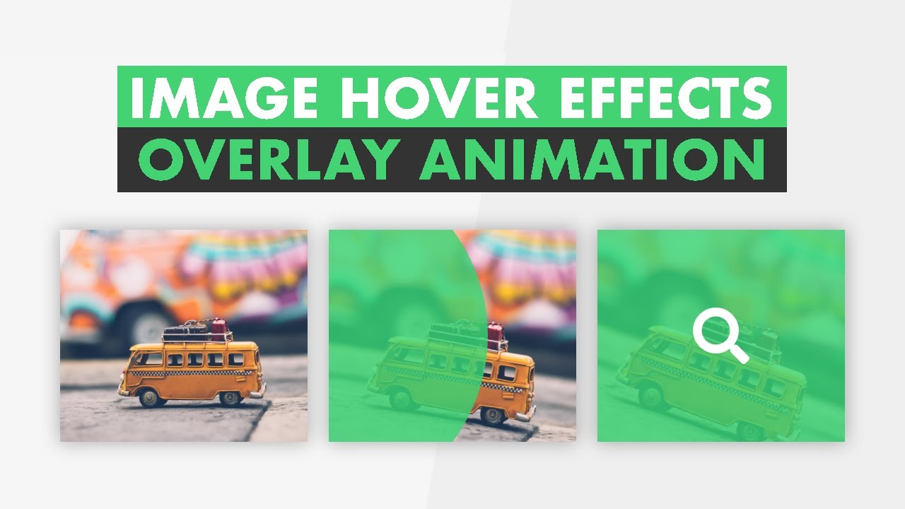 Image Hover Effects - Image Overlay Hover Effects Using HTML & CSS 