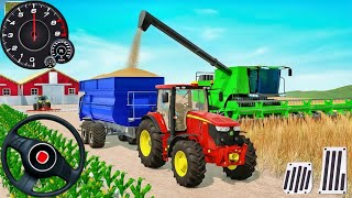Modern Tractor Farming Driving Simulator 3D - New Tractor Games Android Gameplay screenshot 2