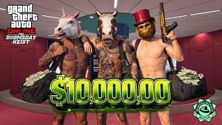 3 Morons Do The DOOMSDAY Criminal Mastermind Challenge (GTA Online) Wealth