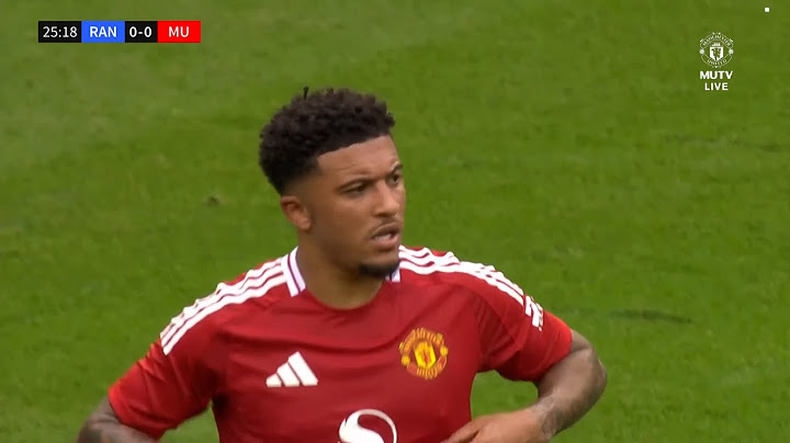 Jodan Sancho Vs Rangers ,Every Touches (RETURN) 2024
