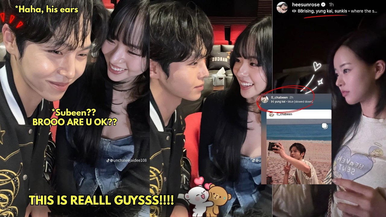 Not Subeen and Heesun being subtle but loud at the same time. my babies, i'm folding???😭💙