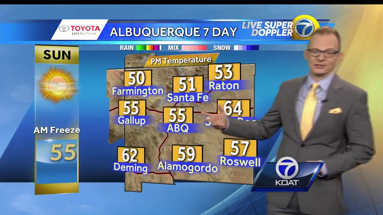 Byron Morton's Sunday Weather Forecast YouTube