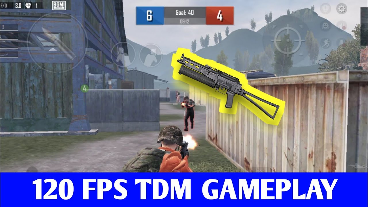 BGMI 120 FPS TDM GAMEPLAY - YouTube