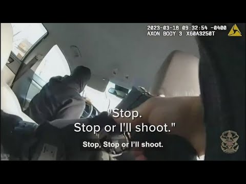 Police bodycam video shows officer shoot and kill teen in the backseat of stolen car