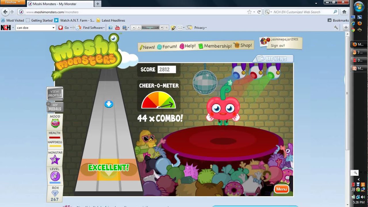 Moshi Monsters How To Make Rox Without Cheating - YouTube