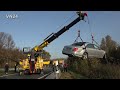 08.11.2020 - VN24 - Mercedes schleudert von A1 bei Kamen unter Leitplanke hindurch