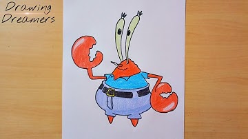 How to Draw Mr. Crab From SpongeBob SquarePants