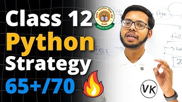 How to Score 65+/70 in Class 12 CS? | Class 12 Python | Best Strategy | Vishal Kumar | in hindi