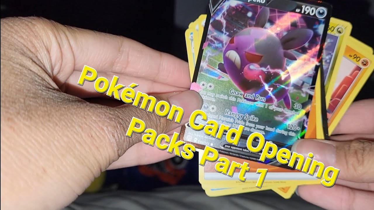 Pokémon Card Opening Packs Pt 1 - YouTube