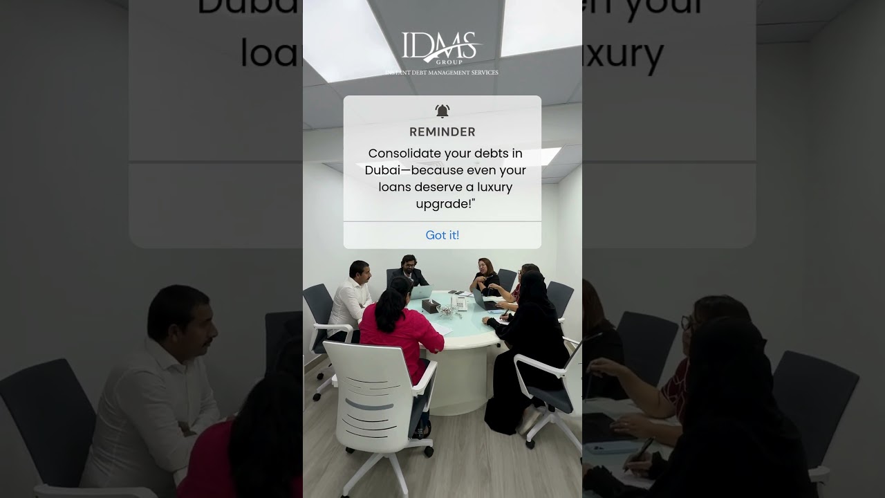 Be smart in Dubai, combine your debts into one!