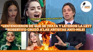 ROBERTITO FUNES CONFRONTED ANTI-MILEI ARTISTS AND BLASTED THEM: DID YOU READ THE LAW AND UNDERST...