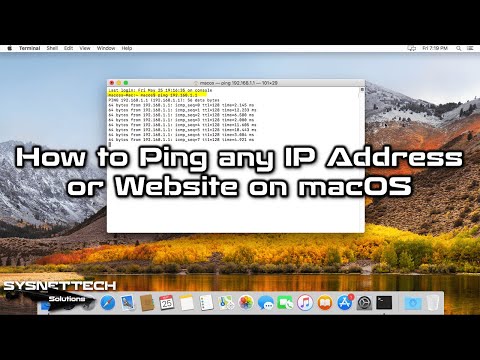 How to Ping any IP Address or Website on macOS | SYSNETTECH Solutions