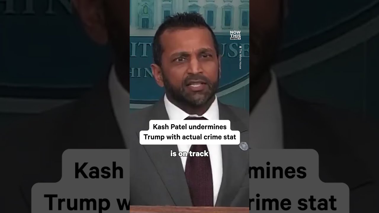 Kash Patel Challenges Trump S Crime Stance