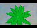 how to make paper leaves home decor #papercrafts #craft
