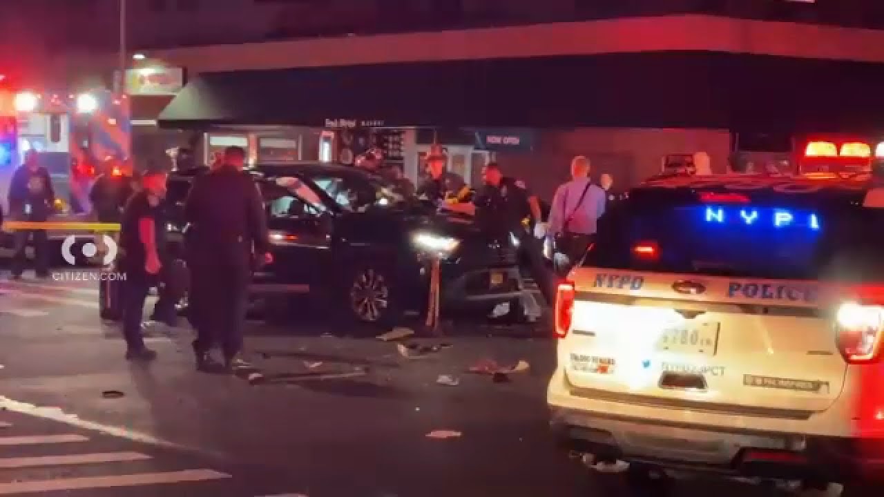 2 people struck, killed by SUV while on a scooter in Manhattan - YouTube